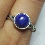 Lapis lazuli Ethnic Sterling Silver Gemstone Ring No Stamp Ring size Photo 0