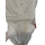 Mac Duggal Ieena for  Long Sleeve Sequined Midi Dress White Womens Size 0 Photo 6