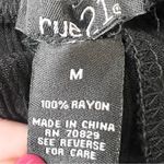 Rue 21 Black Rayon Casual Summer Lounge Shorts Size Medium Photo 3