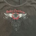 Harley Davidson Tank Top Grand Teton Idaho Falls Roses Wings Graphic Sz M Black Size M Photo 1