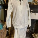 Vintage 90’s Lightweight Summer Capri/Jacket Set small/medium *flaws White Photo 4