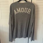 Zadig & Voltaire  Happy AMOUR
Merino Wool V-Neck Sweater Grey Photo 5