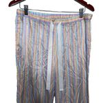 Morgan Lane  Chantal pajama Pant in baby rainbow stripe sz M Photo 4