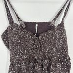 American Eagle Outfitters Smocked Paisley Print Crop Tank Top Women XL Festival Photo 8