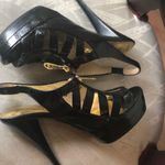 Michael Kors  heels with gold zipper Photo 4