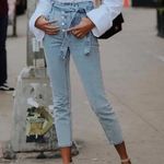 GRLFRND Daphne Ultra High Rise Skinny Jeans Borderlands Light Blue Wash Size 25 Photo 12