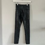 ZYIA Black Rainbow Splatter Leggings 7/8 Pocket Light n Tight Hi Rise Size 0 Photo 1