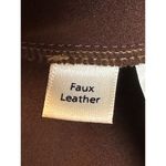 Truth By Republic Women's Size M Brown Faux Leather Cropped Jacket EUC Size M Photo 6