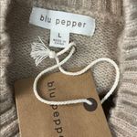 Blu Pepper  Colorblock Long Sleeve Sweater Dress Photo 5