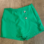 Love Tree Vibrant Green Buttoned Skort  Small Photo 0