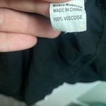 World Market Black Embroidered Tunic Dress Size M Photo 3