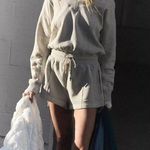 Free People Movement NWT Free People Intercept Romper In Heather Grey Sold Out Color Photo 2