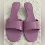 Larroudé‎ Larroude Greta Kitten Heel lilac Mule Patent Leather shoes 10 Photo 1