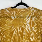 Scotch & Soda Women's Sun Ray Yellow Tie & Dye Print Bodycon Midi Dress Size XS White Photo 8