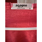 Zeagoo Women’s Summer Casual Vneck Cap Sleeve Guipure Lace Shirt Blouse Photo 5