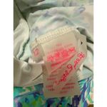 Lilly Pulitzer Women Tankini Swim Top Sz 12 Blue Pink Green Floral Halter Padded Photo 2