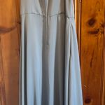 David's Bridal Steel Blue Bridesmaid Dress Photo 2