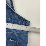 Madewell Denim Bib Shortalls Adirondak Adjustable Short Overalls Blue Medium Photo 6