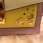 ALDO Colorblock Embellished Satchel with Charms & Gold Chain – NWT Photo 5