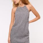 Abercrombie & Fitch  Gingham mini backless dress black and white  Photo 0