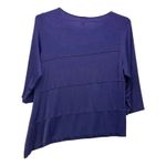 Chicos Womans Slinky Knit Tops XL Blue Photo 1