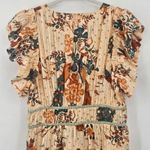 Ulla Johnson Marni Ruffled Mini Dress Peach Floral Size 14 NEW Photo 9