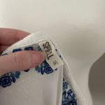 Spell & the Gypsy Santorini White and Blue Embroidered Romper Size M Photo 2