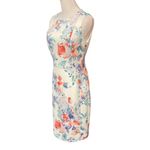 Calvin Klein Floral-Print Sleeveless Scuba Knitted Seamed Sheath Midi Dress Sz 6 Photo 3