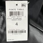 INC International Concepts SZ 4 Faux Leather Skinny Pants Pull Photo 3