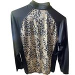 Sansoleil Medium Black Animal Print Vented 1/4
Pullover Golf Shirt Photo 3