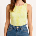 Aerie  Size Large Green Tie Dye Body Suit Photo 0