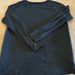 Generation Love Black on Black Textured Long Sleeve Top - Size L Photo 7