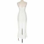 Reformation  Canice Ivory Lace Midi Dress Size US 6 Bridal Wedding Shower Photo 1