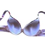 Cacique  Bra 40D Floral White Pink Black Lightly Lined Full Coverage Unde… Photo 8
