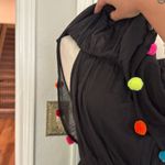Pitusa pom pom colorful mini dress beach coverup Black Size M Photo 4
