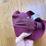 Athleta The Power Of She Sports Bra Criss-Cross Maroon Red L Activewear Gym NWT Photo 5