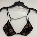 TikTok Viral Black Lace Top with Bralette Size L Photo 1