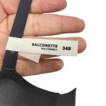 Aerie  Smoothez Microfiber Unlined Balconette Bra Black 34B Underwire NWT Photo 5