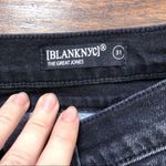 BLANK NYC • The Great Jones two tone skinny jeans high rise Aquarius wash black Photo 7
