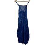 Abercrombie & Fitch NEW  Navy Blue Denim Jeans Thin Straps Jumpsuit Womens Size 6 Photo 1