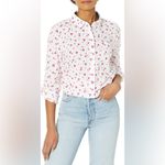 Tommy Hilfiger  White Pink Hearts Button Up Shirt 100% Cotton‎ Sz XL Photo 1