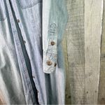 J. Peterman Size 20 Denim Button Front 3/4 Sleeve Dress w/Chest & Hand Pockets Blue Photo 4