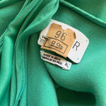 Saylor  Mykonos Cowl Neck Satin Dress Blue Green Size XL Photo 6