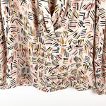 CAbi Marni Brushstroke V-Neck Long Sleeves Blouse #4162, Size Medium Photo 5