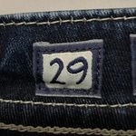 Miss Me Chloe Dark Indigo Boot Cut Jeans Wo size 29 bold stitching silver accent Photo 2