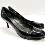 Stuart Weitzman The Blog Patent Leather Pumps Women's 9N Black Heels Rounded Toe Photo 0