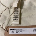 SKIMS Cotton Jersey Long Sleeve T-Shirt M Photo 4