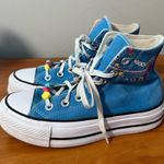 Converse  Chuck Taylor All Star‎ Lift Platform High Embroidered Bracelet Blue 5.5 Photo 0