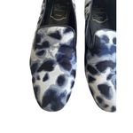 ROGER VIVIER Navy Blue Patterned Loafers Flats Size 37.5 Photo 4