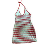 Wild Fable Women’s Red and White Cotton Striped Dreas Photo 1